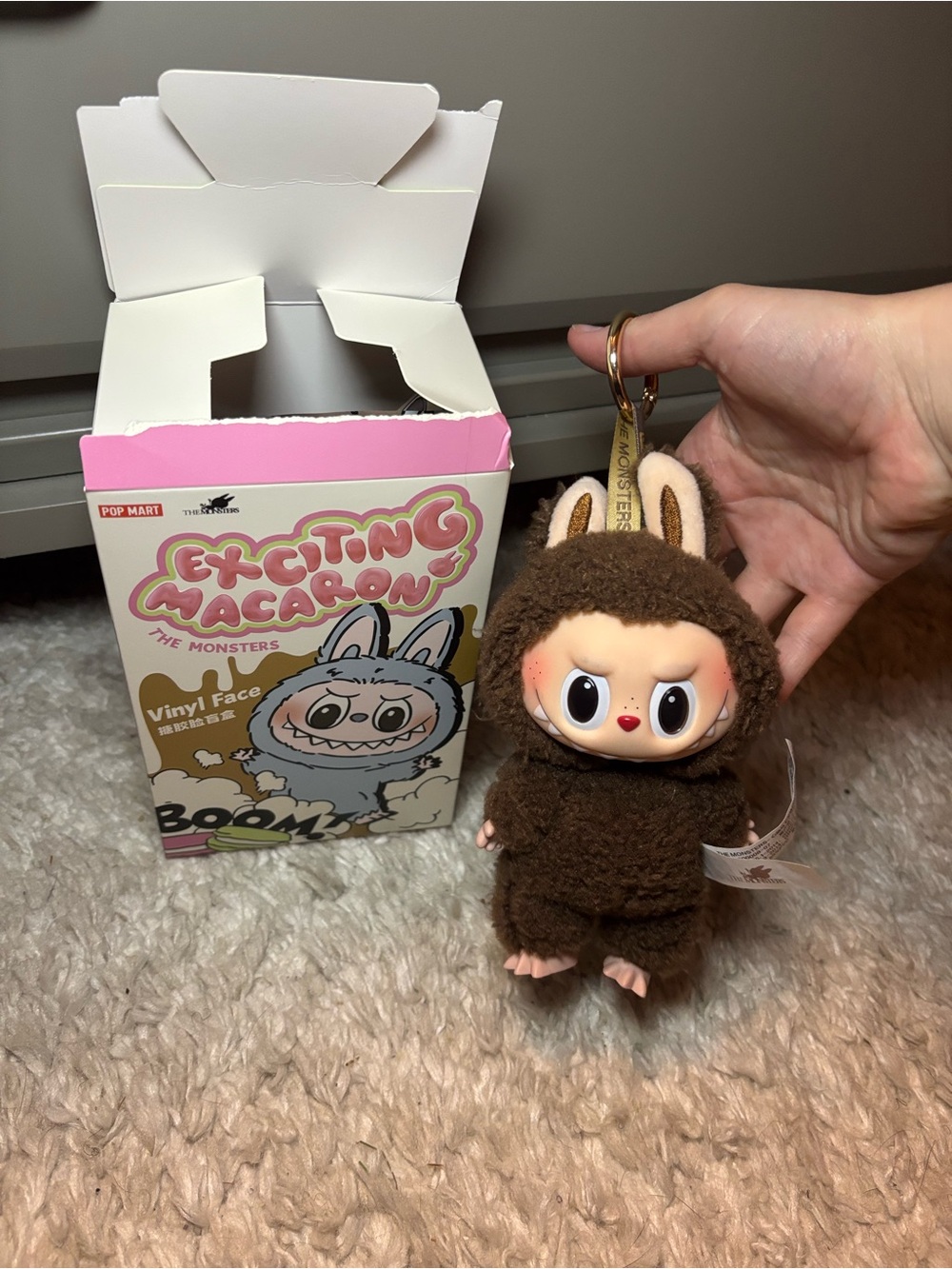 Labubu Exciting Macaron Secret in Chestnut Cocoa